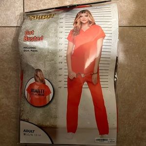 Inmate costume adult size LG /XL